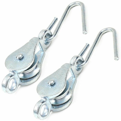 Washing line pulley - pulley, hook