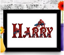 Personalised Marvel Spiderman