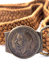 King George Braided Belt Royal