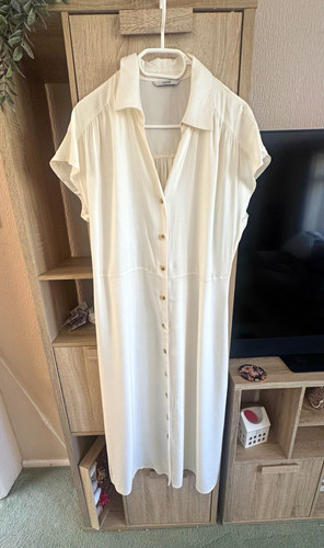Asda george white fit flare - asda,