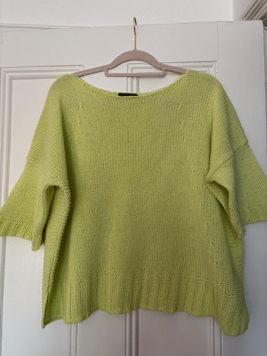 Oska lime green linen cotton - oska,