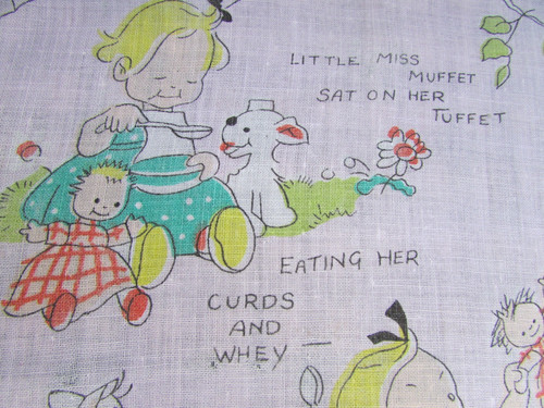 Vintage retro handkerchief - retro,