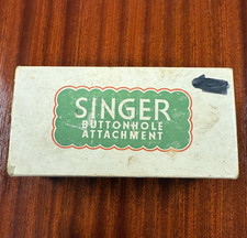 Vintage Singer Buttonhole Attachment 121795 Complete w Manual for Lockstitch USA