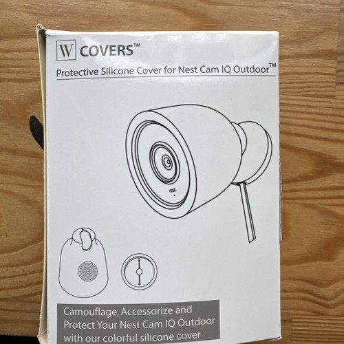 Black silicone nest camera - silicone,