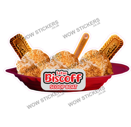 Biscoff biscuits scoop - scoop, boat