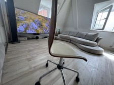 Dweel Leather And Wood Desk Designer Chair    London , Edgware   rrp 230£