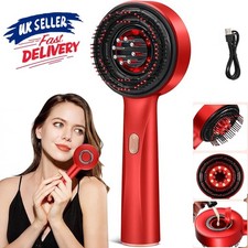 Electric Scalp Massage Comb Hair Growth, Red Light Therapy Brush Head Massager