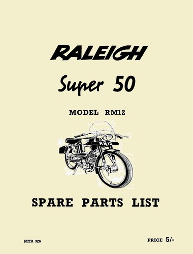 Raleigh model rm12 super - raleigh, 50