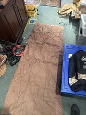 colemans chestnut 300 sleeping bag single thermal range cotton