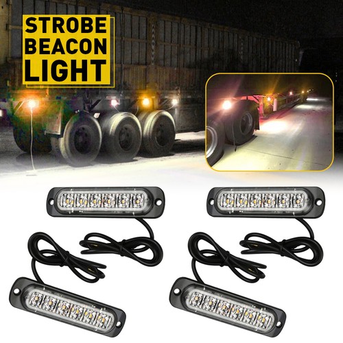 4pcs led amber strobe - 4pcs,