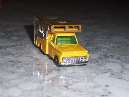 Husky ford camper truck yellow - truck,