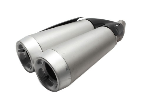 Exhaust muffler dual pipe