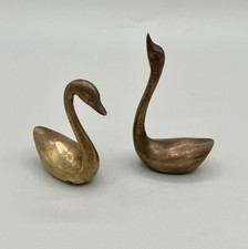 Pair Of Vintage Solid Brass