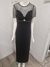 BNWT Self Portrait Black Crepe