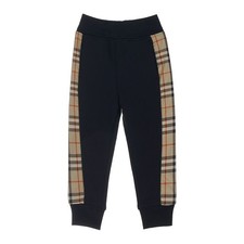 Burberry Boys Vintage Check Panel Cotton Jogging Pants 8060954 C KB4 43510395