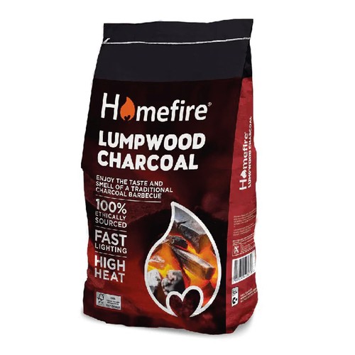 Homefire lumpwood charcoal 4kg - lumpwood,