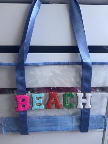Clear beach bag - beach,