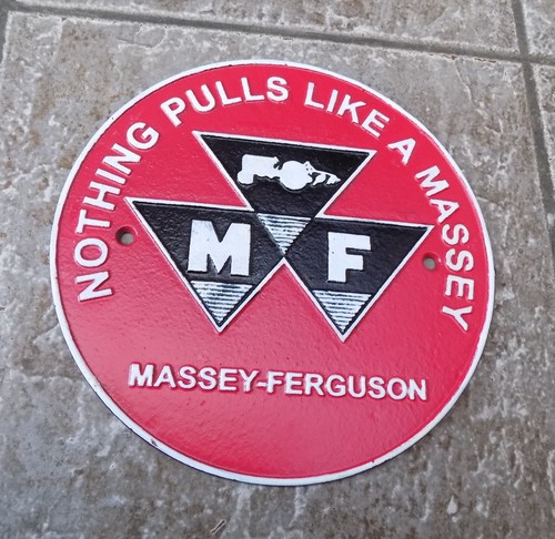 Cast iron sign for - cast, "