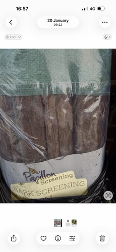 Bark screening rolls 3m x - -,