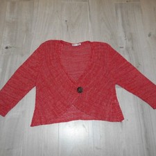 LADIES SHORT CARDIGAN. SIZE M/L