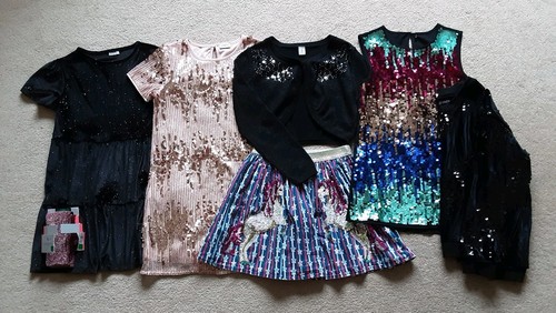Girls sparkly christmas party - sparkly,