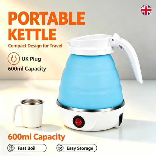600ml portable electric kettle - portable,