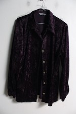 Amaranto Womens Crushed Velvet
