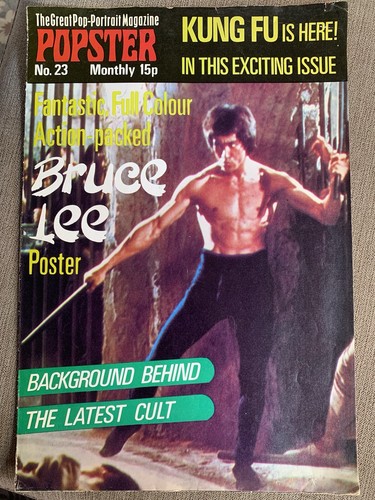 Vintage bruce lee popster - lee,