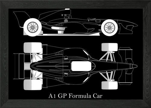 Formula car framed wall - gp,