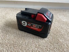 Milwaukee M18 9.0Ah Battery Genuine WORKING BUT FAULTY LED. PLEASE READ FULLY