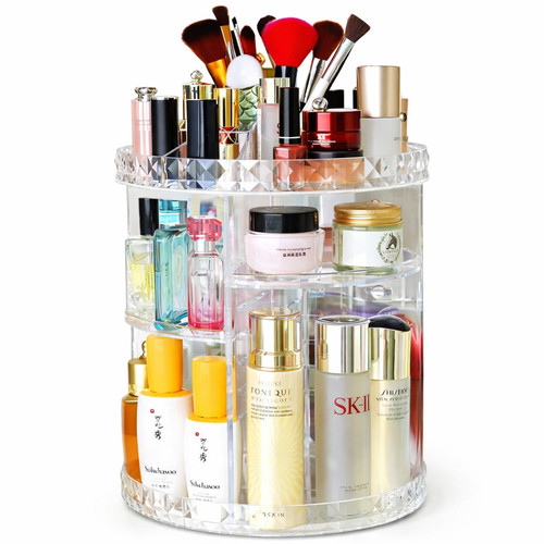 Rotating makeup organiser - makeup,