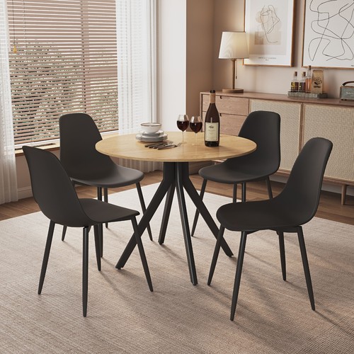 Aspen light oak effect round - effect,