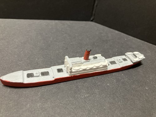 Vintage miniature cargo ship - vintage,