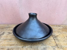 Black Clay Tagine for Cooking