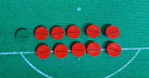 Subbuteo celluloid and - , card