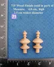 *Pair of Clock / furniture Finials Style 71F