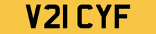 VICKY VICTOR F NUMBER PLATE