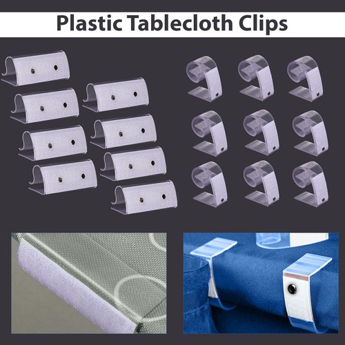 12x tablecloth clips skirt - 12x,