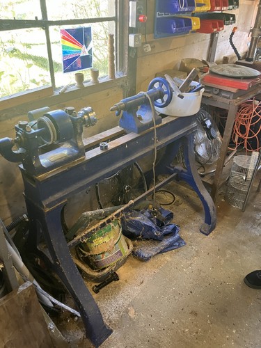 Wood turning lathe machine - turning,