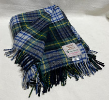 HIGHLAND HOME INDUSTRIES : Dress Gordon Vintage Wool Blanket Rug Throw 51" x 57"