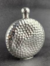 Vintage round slimline pewter - vintage,