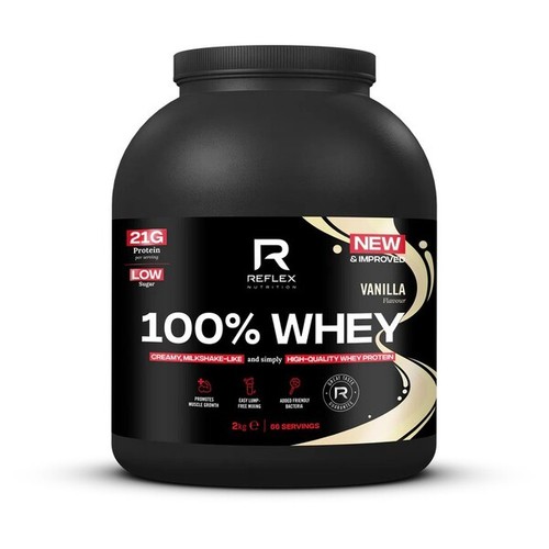 100 whey vanilla 2000g - 100%,