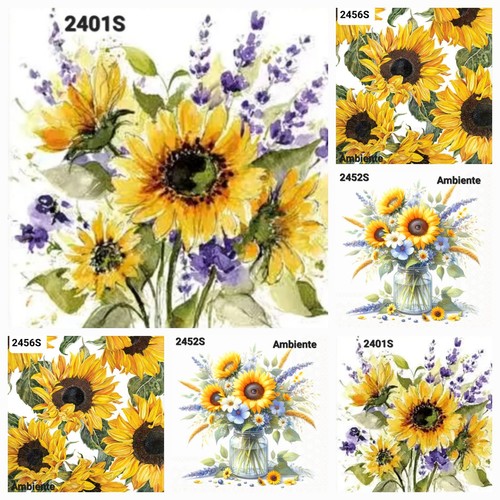 Sunflowers mixed table - 6, x