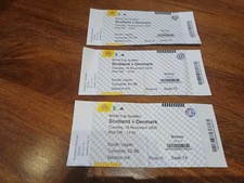 Scotland (4) V Denmark(2) 18/11/25 Used Tickets X3 World Cup Qualifying Classic