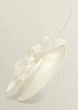 Hobbs Chloe Fascinator Hat Ivory Occasion RRP £79