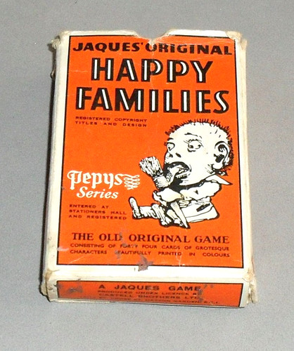 Happy families card game - happy,