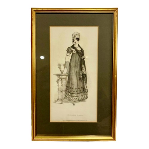 Regency era framed - era, print