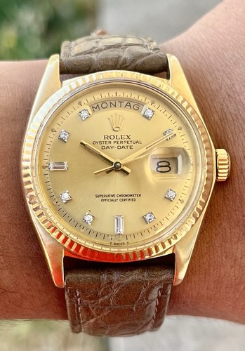 Rolex day date 18k yellow - rolex, 36