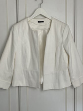 Roman Women's Bolero Jacket UK 14 Ivory Smart Wedding Event Occasion