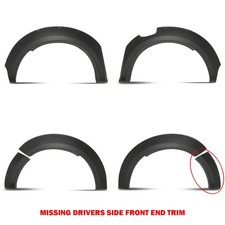 RD3464 WIDE WHEEL ARCH FRONT REAR BODY FENDER FLARE KIT FOR FORD RANGER T9 2023+